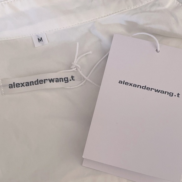 🔥 🆕 ALEXANDER WANG LAYERED SMOCKED CAMI medium NWT $395 - Picture 4 of 12